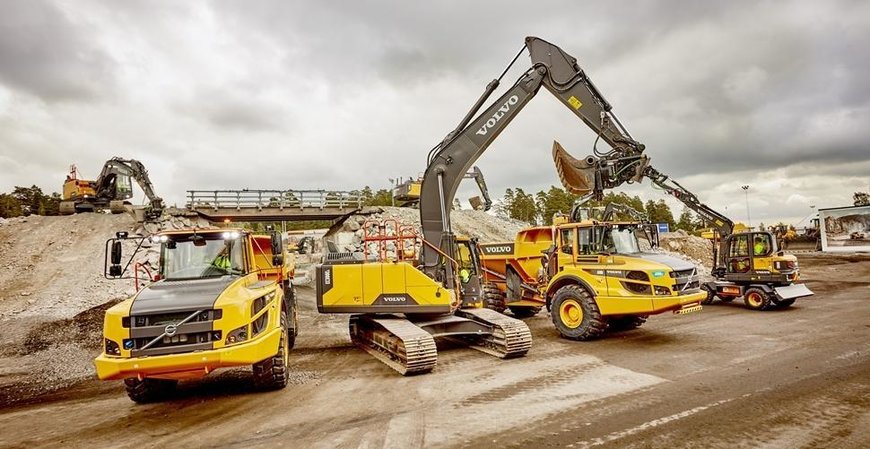 Volvo Ce-kundenzentrum Läuft Jetzt Mit Biokraftstoff